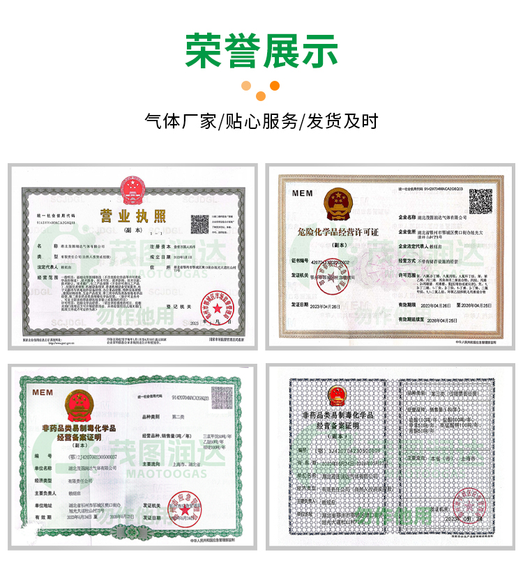 茂图润达超高纯电子气体