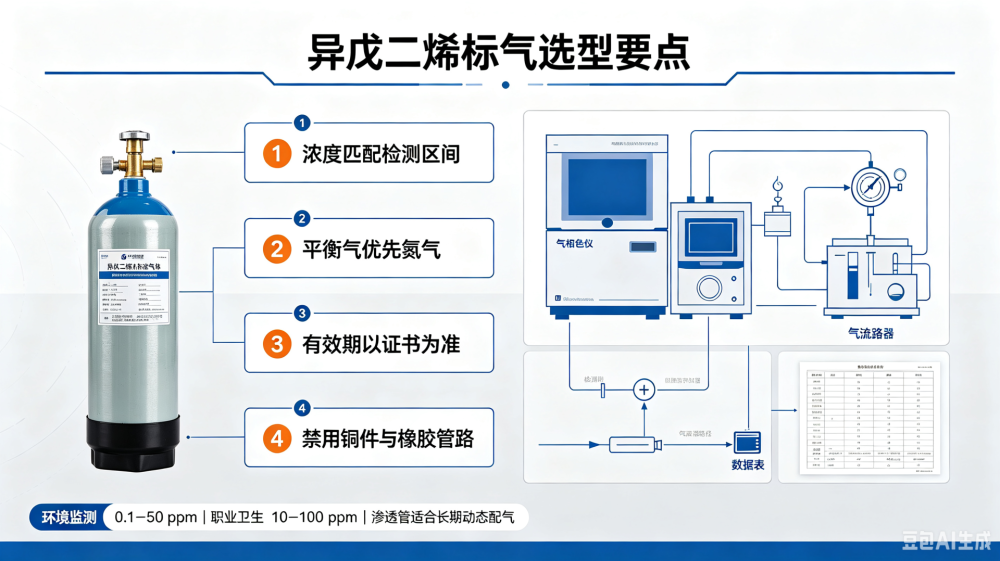 异戊二烯标准气体 专业采购选型指南